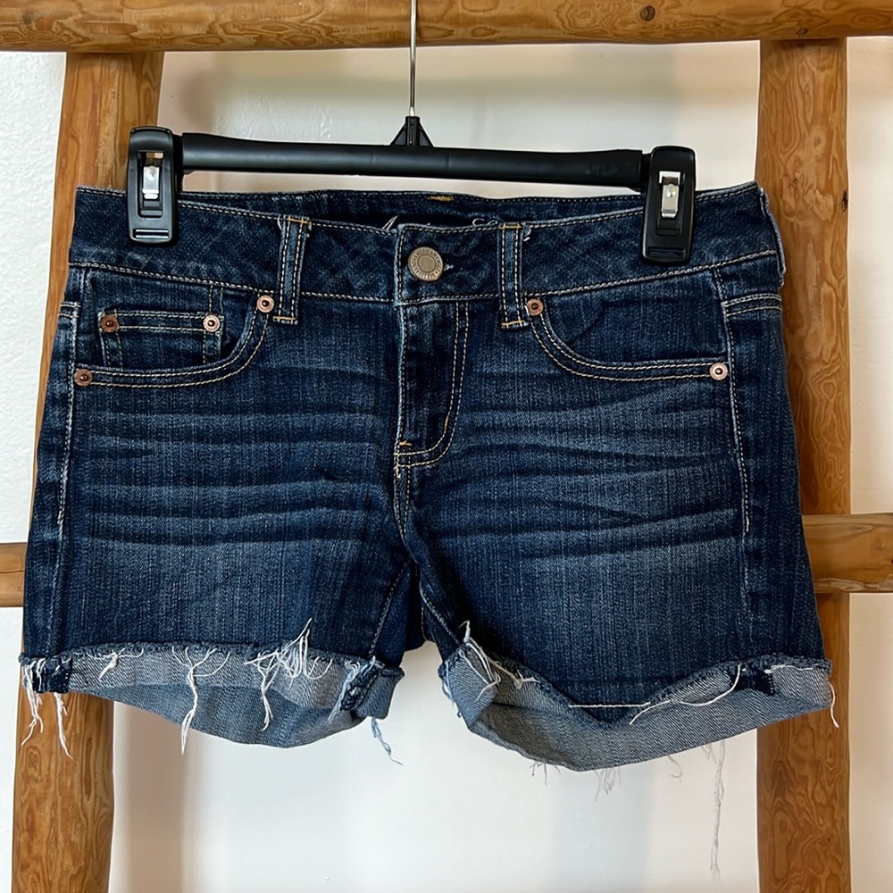 American Eagle Dark Wash Jean Shorts